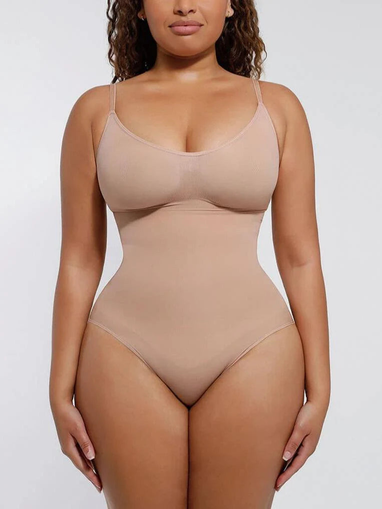 Seamless sculpting one-piece shapewear thong – Waist & abdomen control