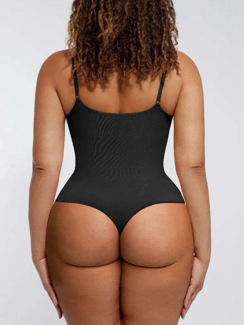Seamless sculpting one-piece shapewear thong – Waist & abdomen control
