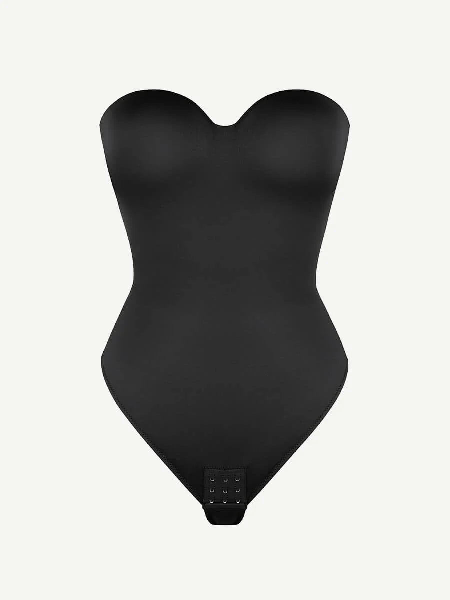 Underwire Thong Bodysuit with Removable Straps – Waist & Abdomen Shaping